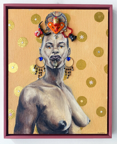 I AM FUTURE, Iron Queen by Aurore LANTERI, Painting for Sale on Select