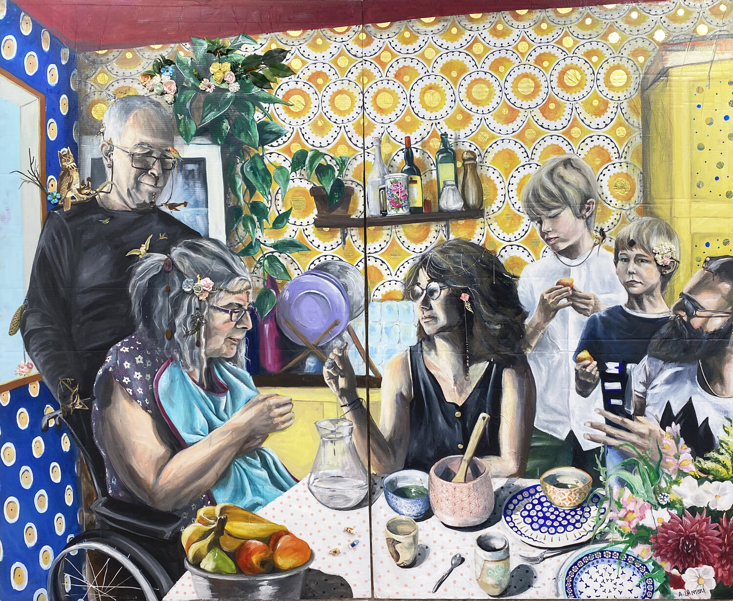 Life Aurore LANTERI Original painting for sale