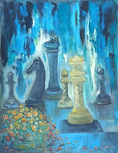 La regina by Maria Galan, Painting for Sale on Select