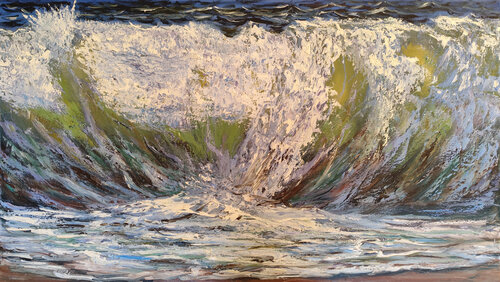 Paesaggio marittimo by Maria Galan, Painting for Sale on Select