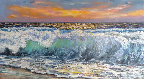 Riviera by Maria Galan, Painting for Sale on Select