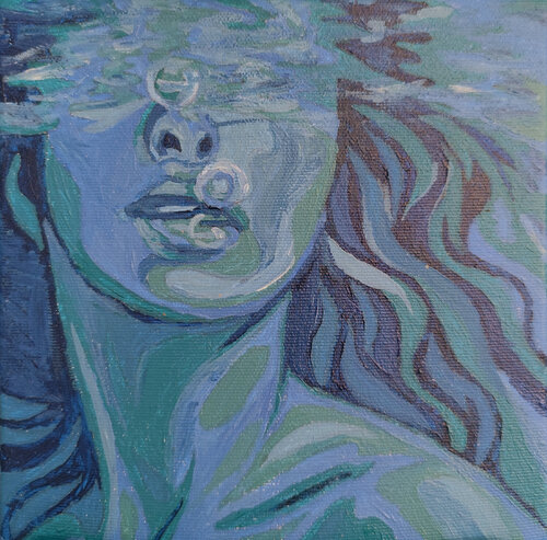 Respiro d’Acqua by Maria Galan, Painting for Sale on Select