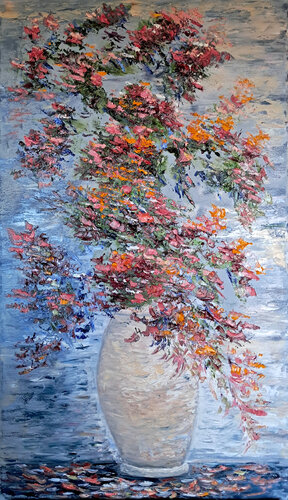 Danza dei petali by Maria Galan, Painting for Sale on Select