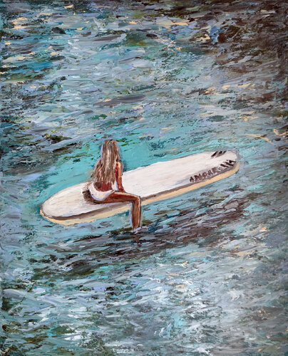 Sussurri del mare by Maria Galan, Painting for Sale on Select