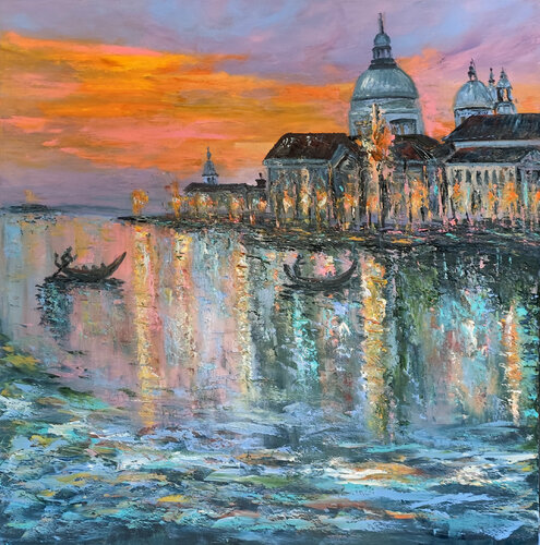 Crepuscolo Veneziano by Maria Galan, Painting for Sale on Select