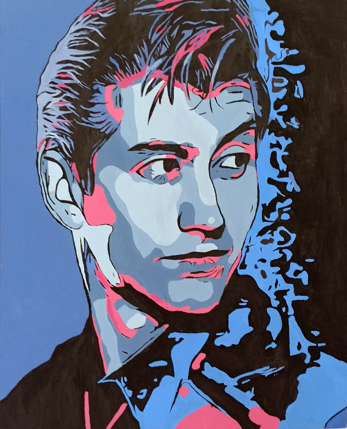 Rock star life Maria Galan Original painting for sale