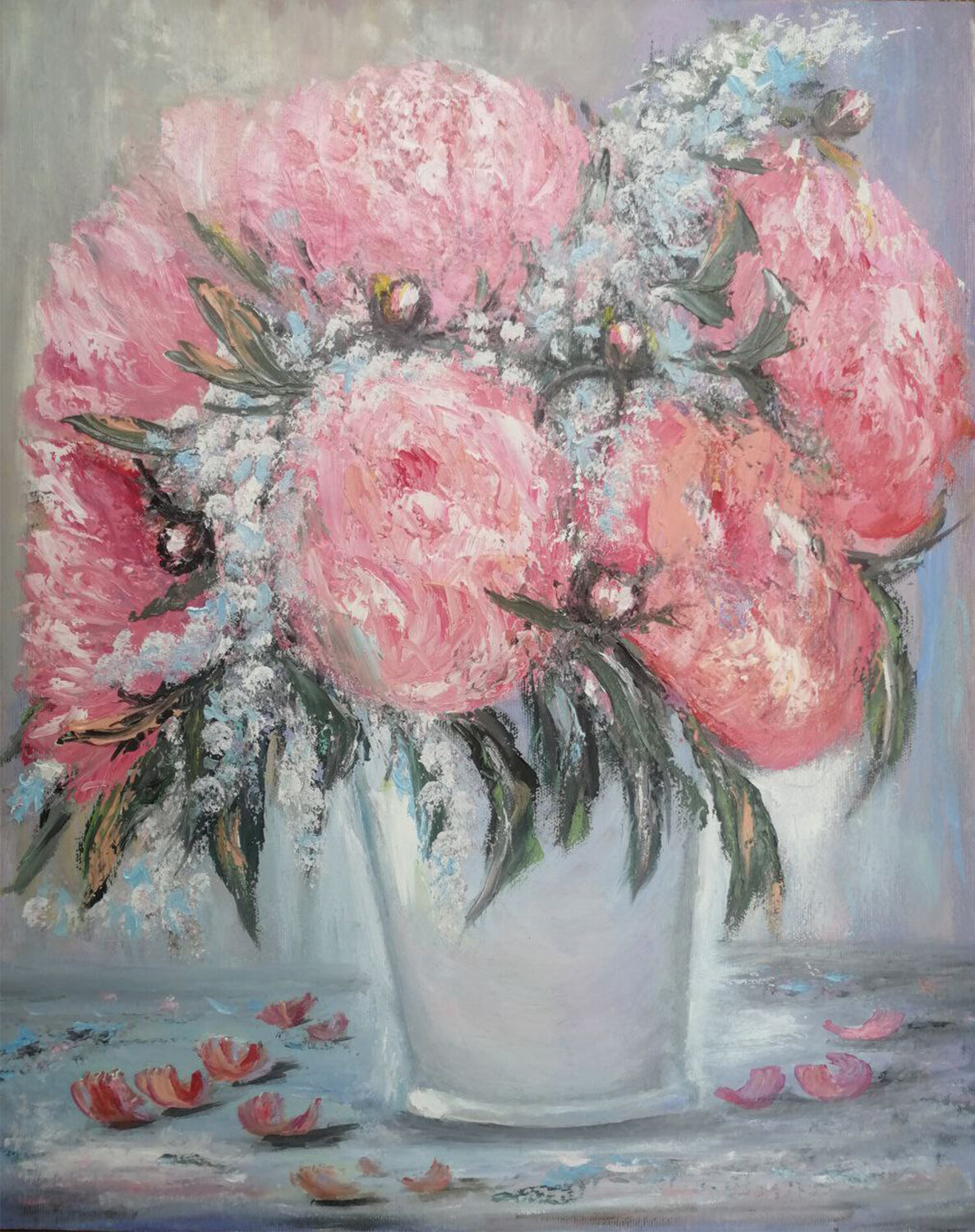 Bouquet estivo Maria Galan Original painting for sale