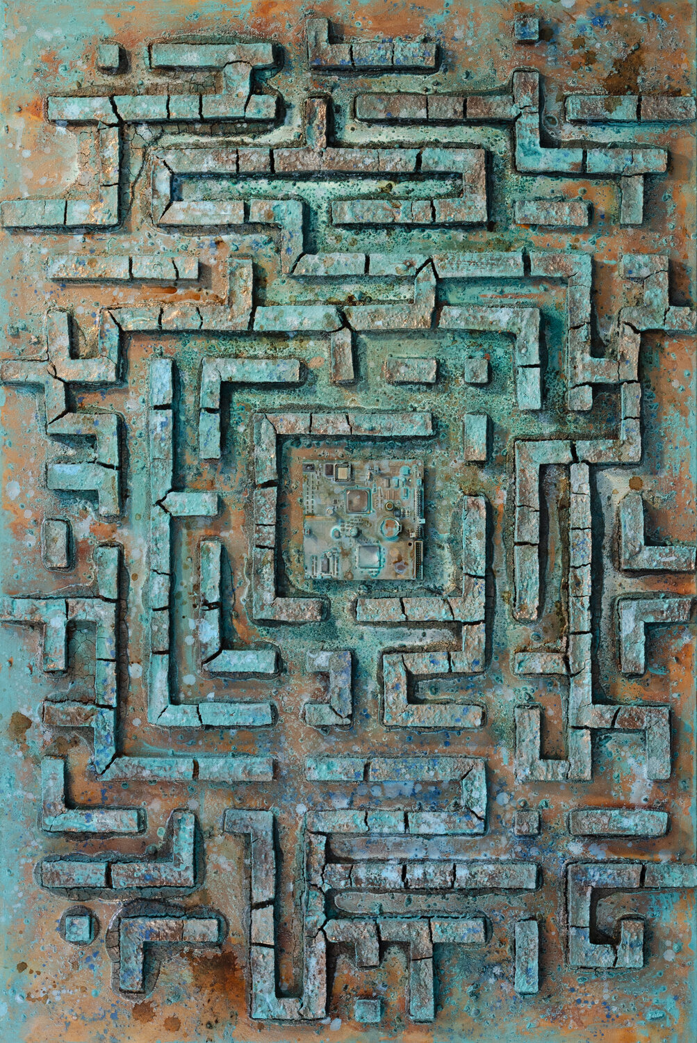 Vestigia del sistema Jacopo Berlendis Original painting for sale