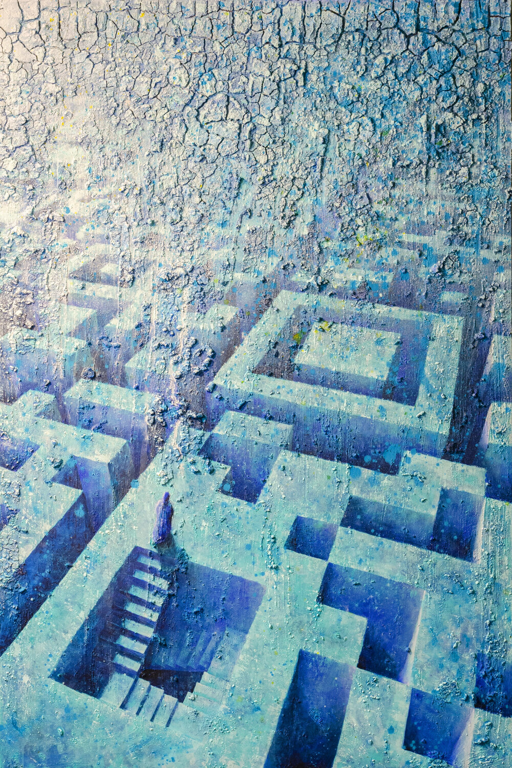 Escape Code Jacopo Berlendis Original painting for sale
