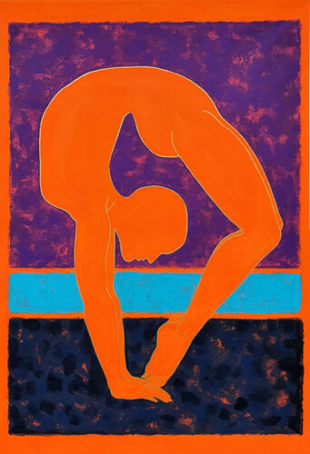 Energy Yoga. #2 Art Collection "Ascent Yoga" by Nata Shemshur, Painting for Sale on Select