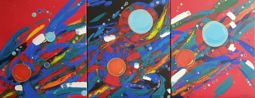BREATH OF MUSIC. TRILOGY by Nata Shemshur, Painting for Sale on Select