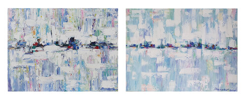 Dance of the Ice Floes. by Nata Shemshur, Painting for Sale on Select