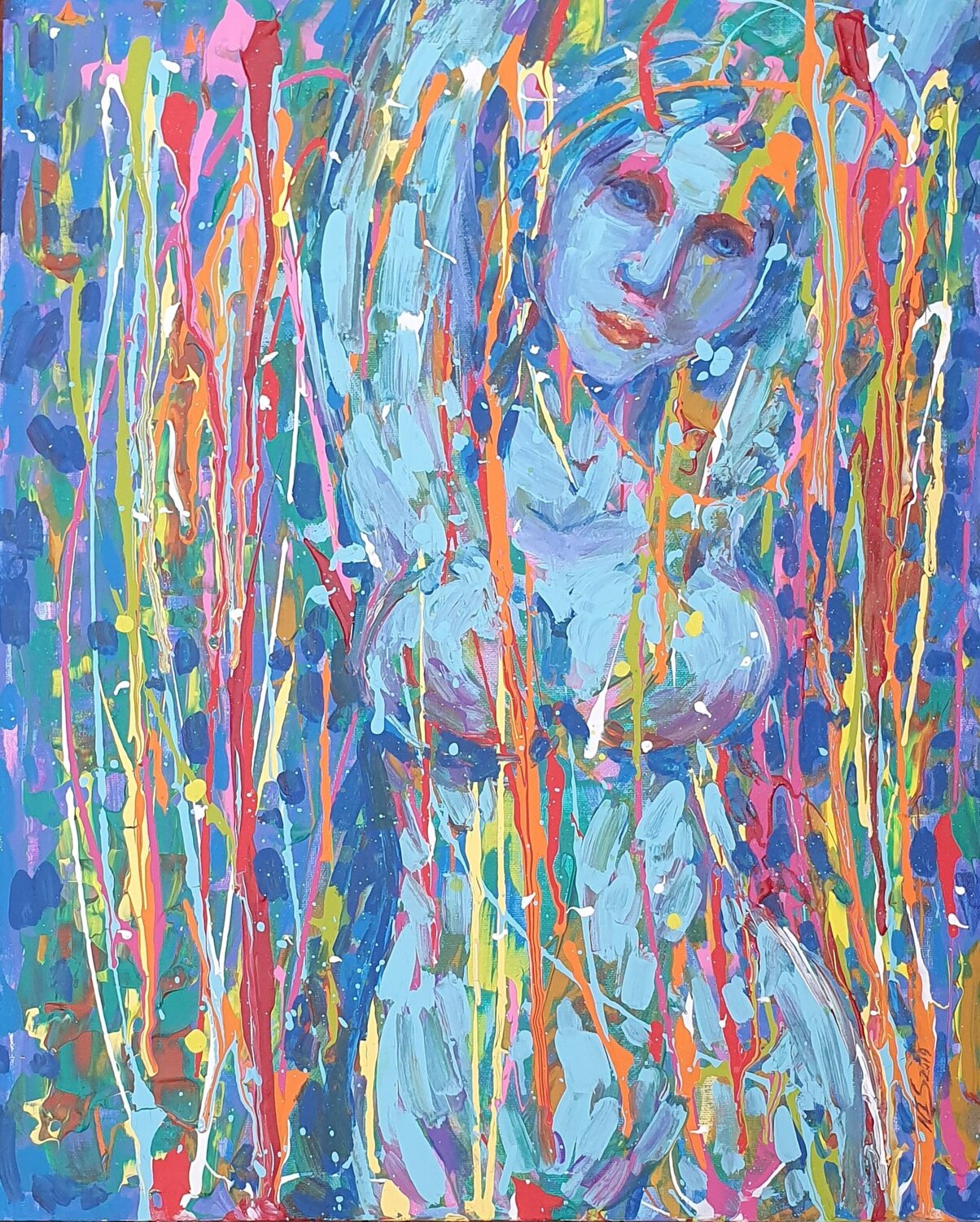 Live in flow Nata Shemshur Original painting for sale