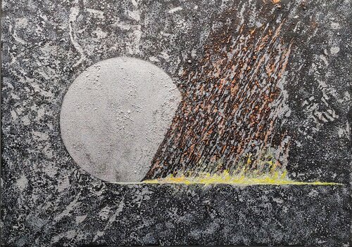 coopper rain by Klaus Angeli, Painting for Sale on Select