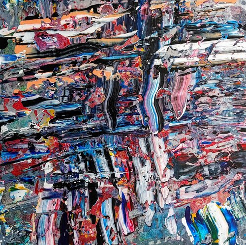 blue harmony by Klaus Angeli, Painting for Sale on Select