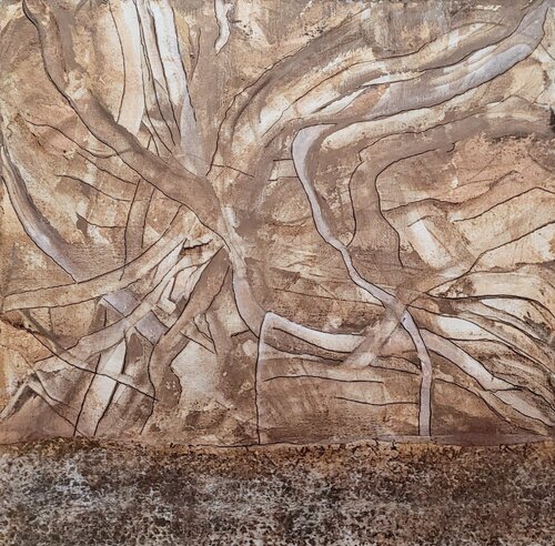 overrooted by Klaus Angeli, Painting for Sale on Select