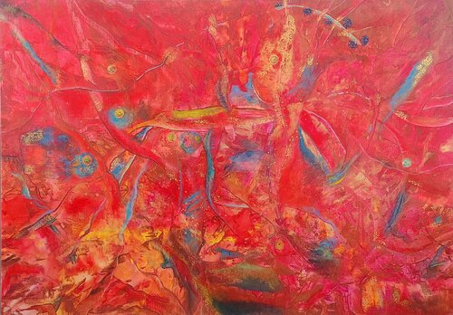 red sea by Klaus Angeli, Painting for Sale on Select