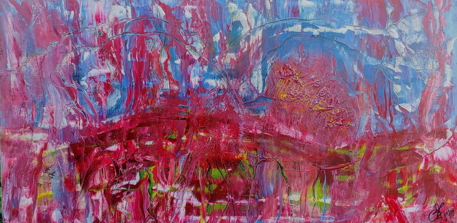 landscape Klaus Angeli Original painting for sale