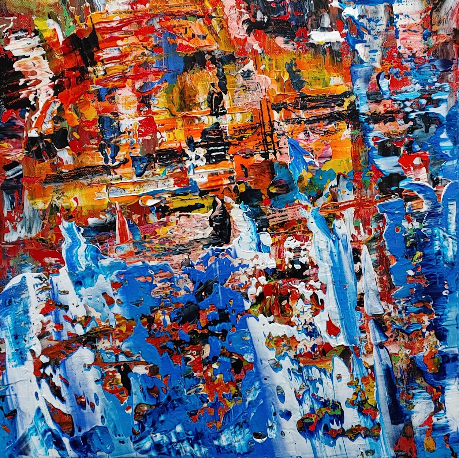 surprise Klaus Angeli Original painting for sale