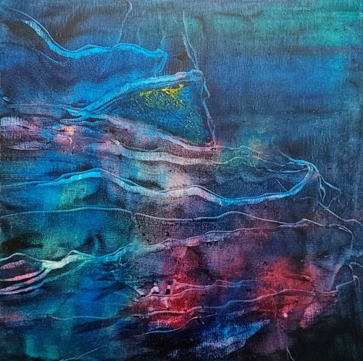 climbing Klaus Angeli Original painting for sale