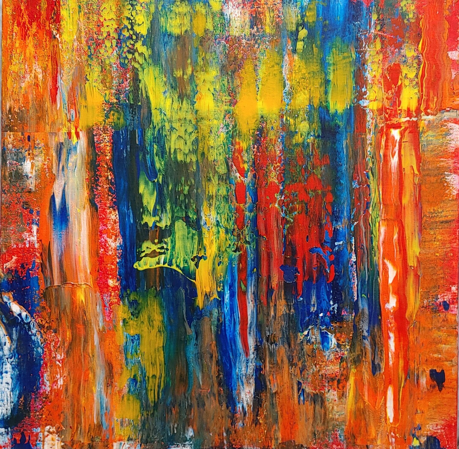 color fall Klaus Angeli Original painting for sale