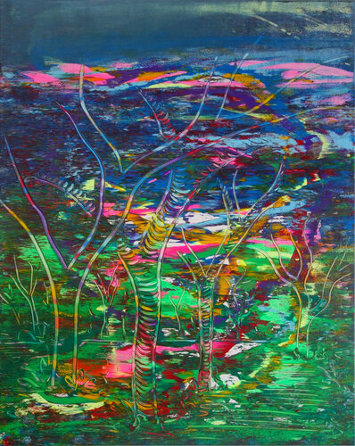 Happy forest by Veronika Ban, Painting for Sale on Select