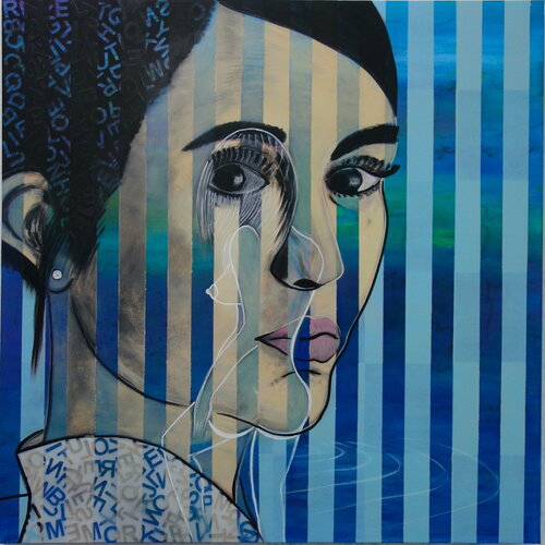 Fragments of existence by Veronika Ban, Painting for Sale on Select