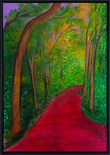 Walk in the forest by Veronika Ban, Painting for Sale on Select