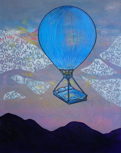 Hot Air by Veronika Ban, Painting for Sale on Select