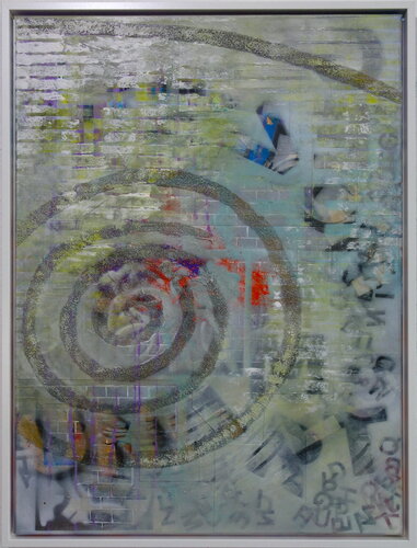 Modern Meditation by Veronika Ban, Painting for Sale on Select