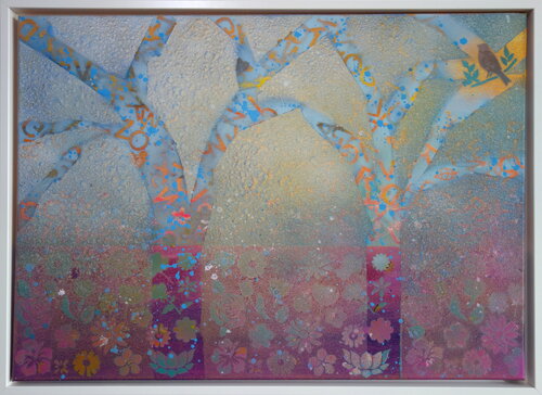 Magical Poetrees by Veronika Ban, Painting for Sale on Select