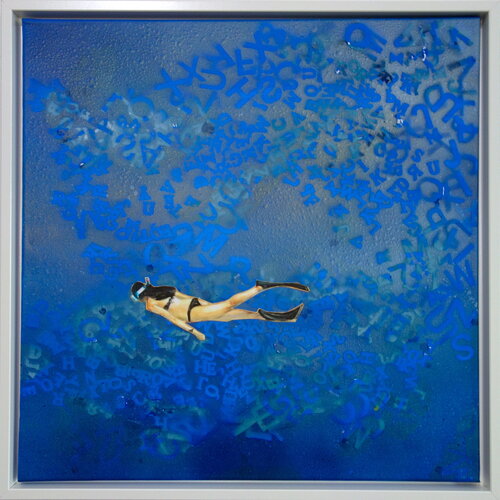 Diving by Veronika Ban, Painting for Sale on Select