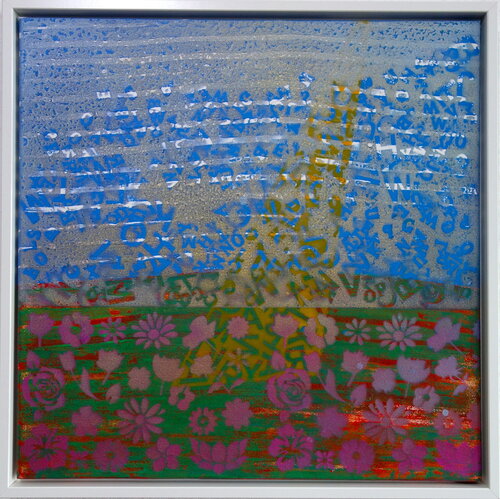 Poetic Spring Landscape by Veronika Ban, Painting for Sale on Select