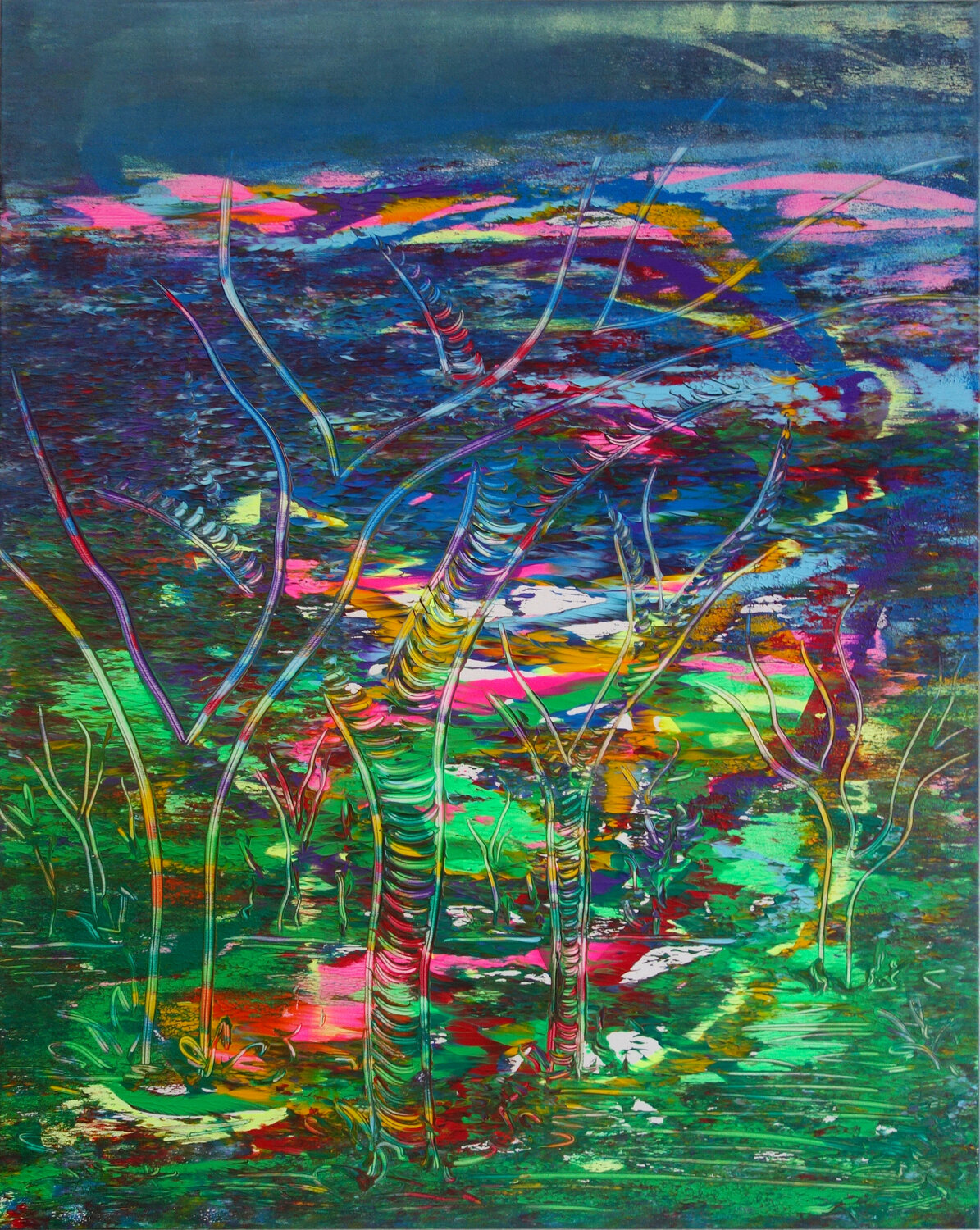 Happy forest Veronika Ban Original painting for sale