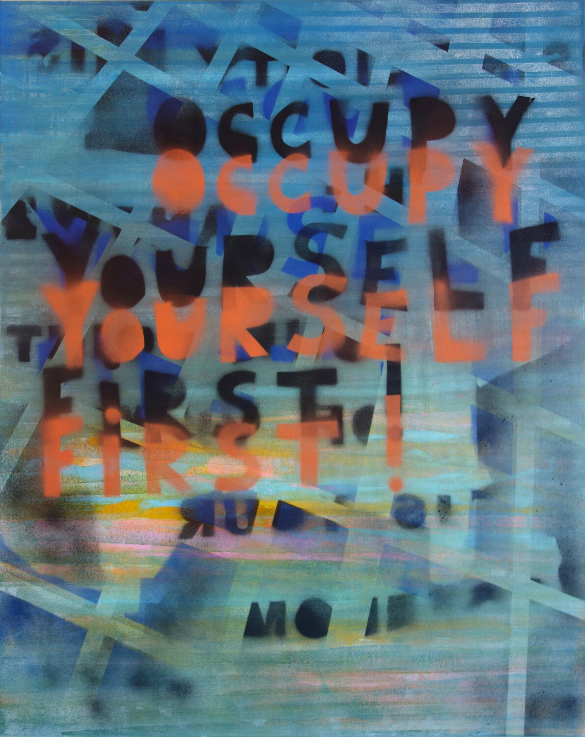 Occupy Yourself Veronika Ban Original painting for sale