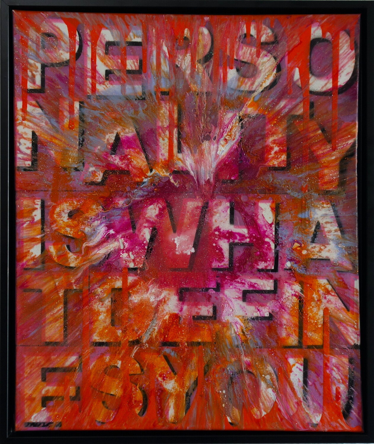 Personality is energy Veronika Ban Original painting for sale