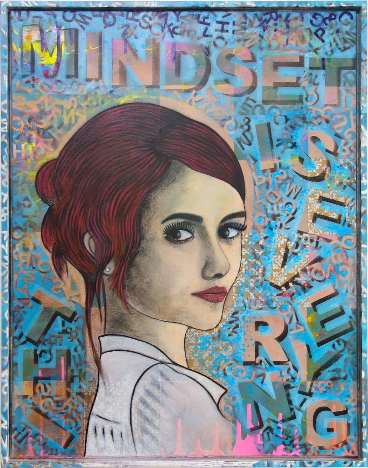 Mindset is everything Veronika Ban Original painting for sale