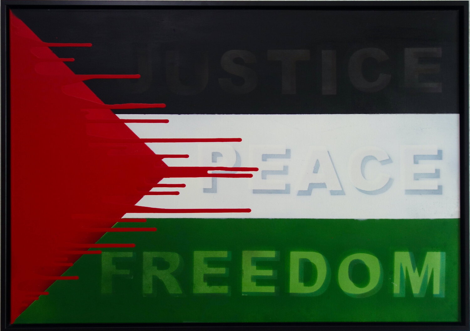 The Flag Veronika Ban Original painting for sale