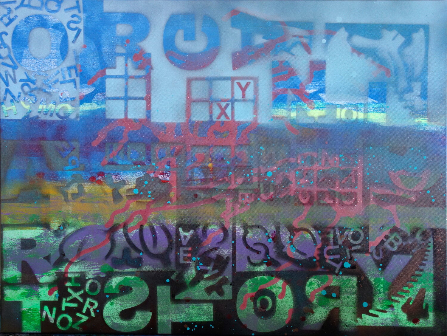 Organic Art Story Veronika Ban Original painting for sale