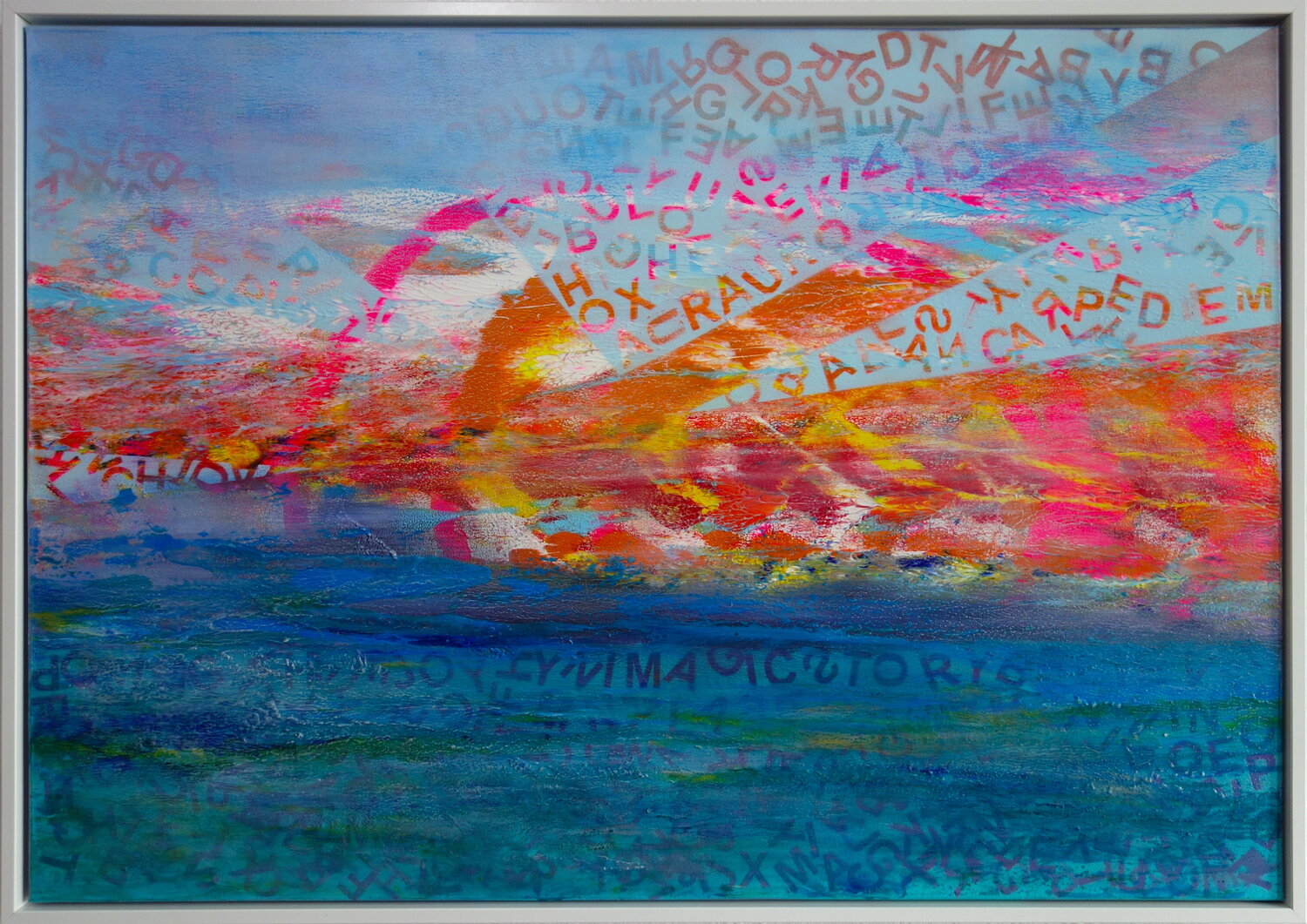 Magic abstract poetry Veronika Ban Original painting for sale
