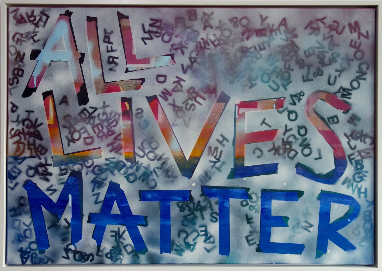 ALL LIVES MATTER Veronika Ban Original painting for sale