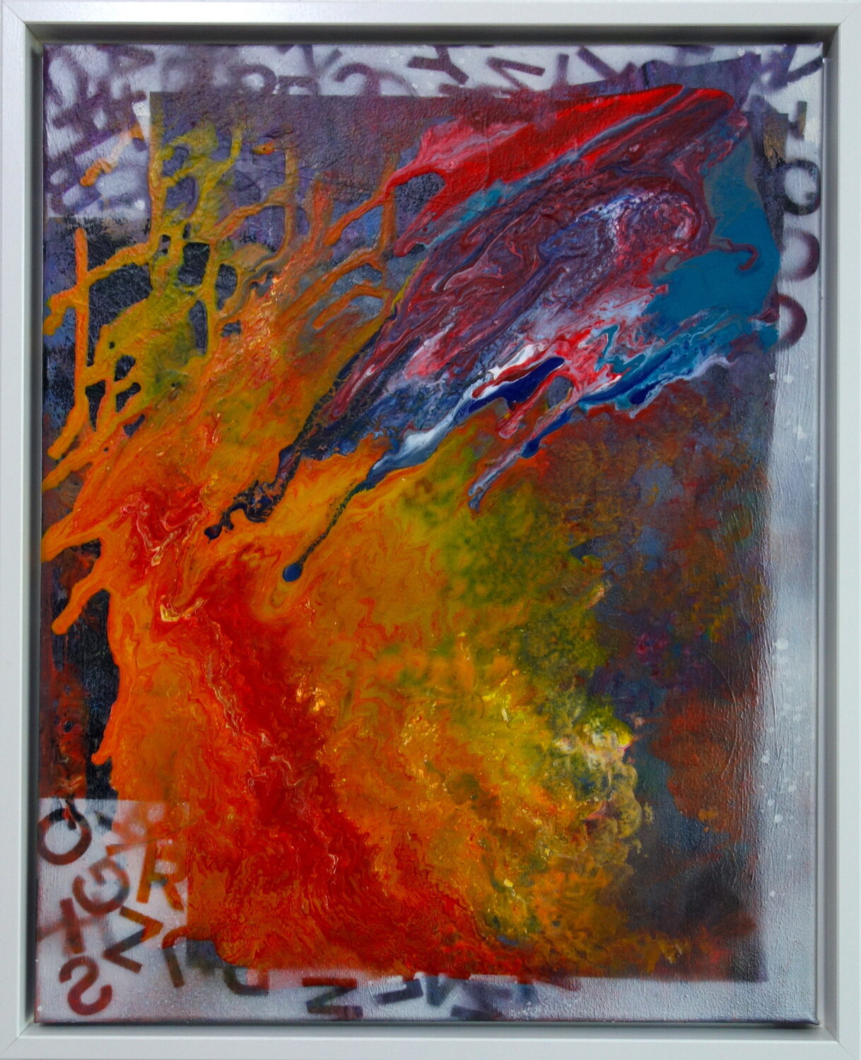 Mysterious energy Veronika Ban Original painting for sale