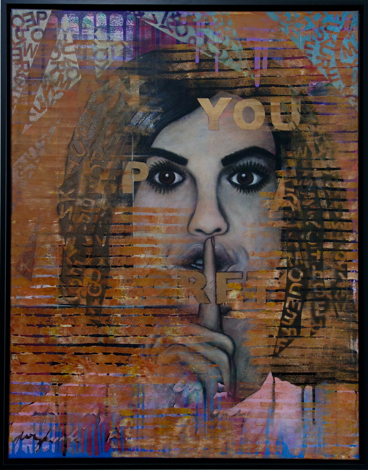 Power of speech Veronika Ban Original painting for sale
