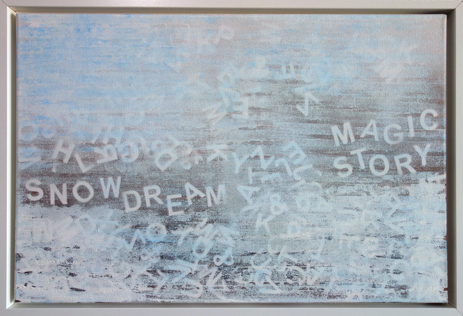 Magic Snow Dream Story Veronika Ban Original painting for sale