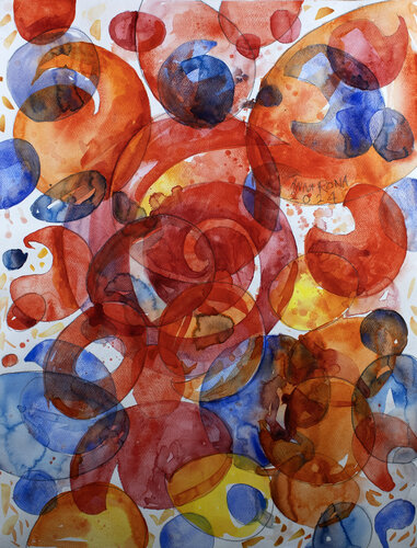 Komposition 2 by Anna Rona, Painting for Sale on Select