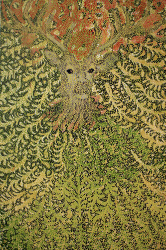 Hirsche im Wald by Anna Rona, Painting for Sale on Select
