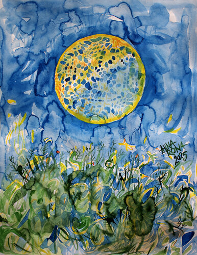 Schöner Mond by Anna Rona, Painting for Sale on Select