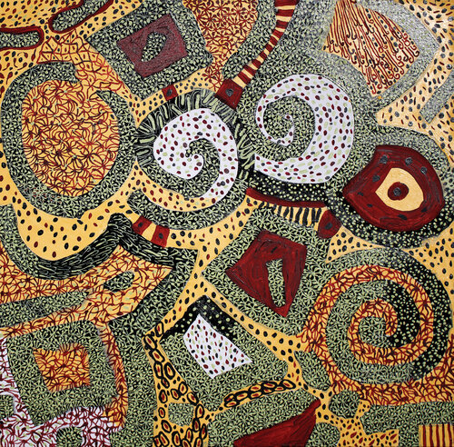 Frühling Abstraktion 1 by Anna Rona, Painting for Sale on Select