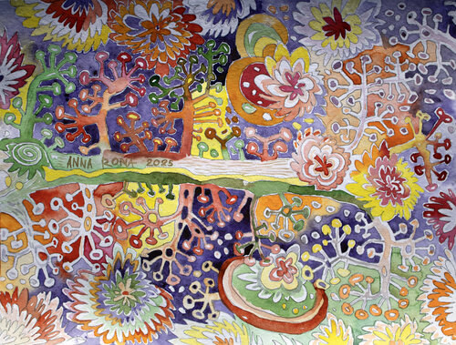Der ewige Wald by Anna Rona, Painting for Sale on Select