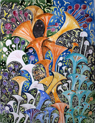 Sehnsucht nach dem feuchten Wald. by Anna Rona, Painting for Sale on Select